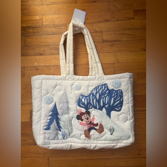 Disney World Handbags - Disney Parks Winter puffer tote